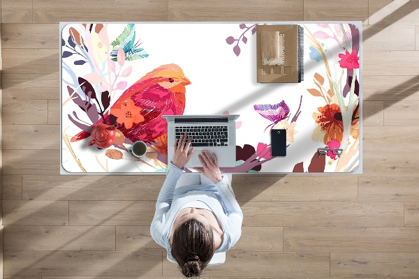 Desk pad Birds on a branch