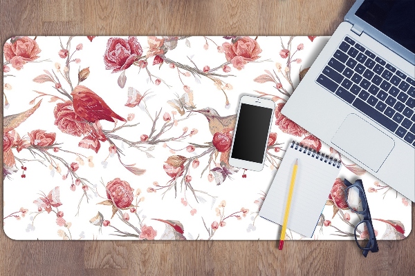 Full desk mat red birds