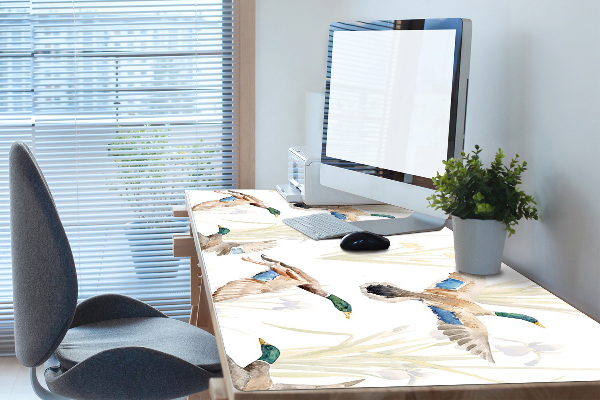 Large desk mat for children ducks
