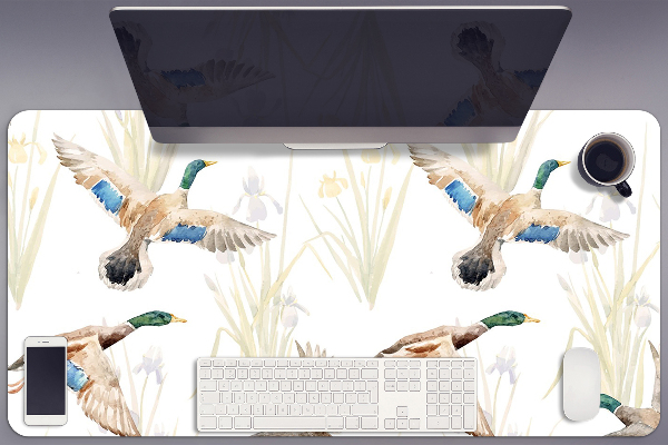 Large desk mat for children ducks