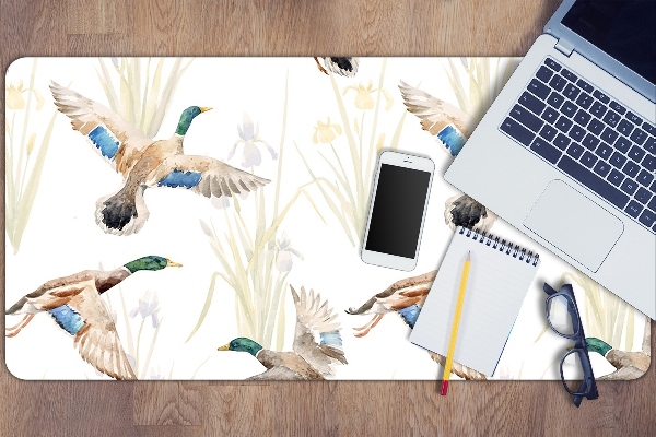 Large desk mat for children ducks