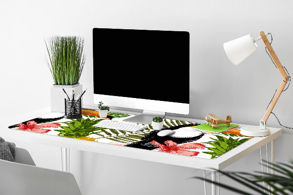Full desk mat Toucan and Pineapple