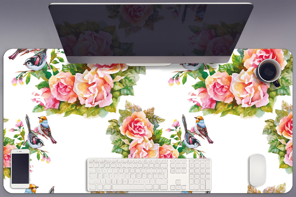 Desk pad Birds on a branch