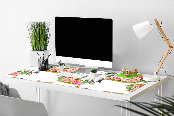 Desk pad Birds on a branch
