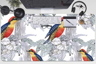 Full desk mat painted birds