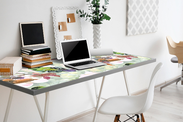 Full desk protector exotic birds
