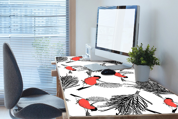 Large desk mat table protector Gile and trees