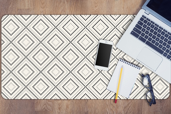 Full desk pad geometric pattern