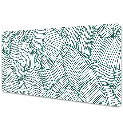 Large desk pad PVC protector Water leaves