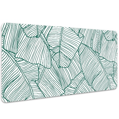Large desk pad PVC protector Water leaves