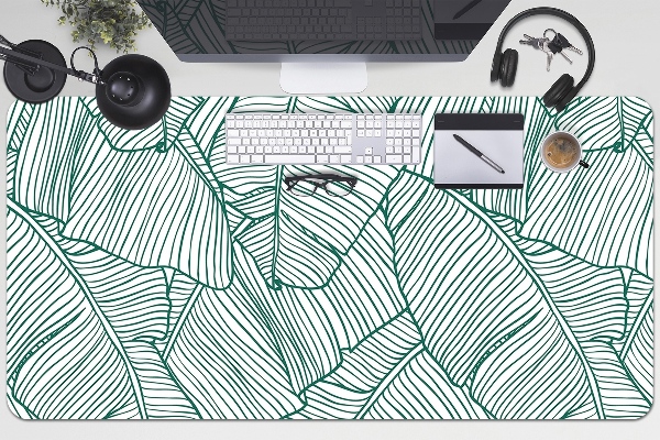 Large desk pad PVC protector Water leaves