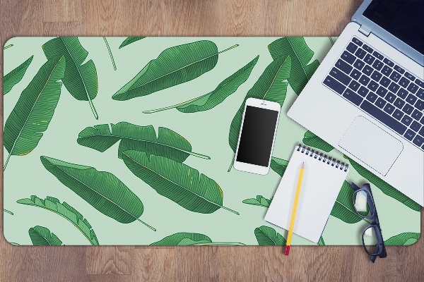 Full desk protector banana leaves