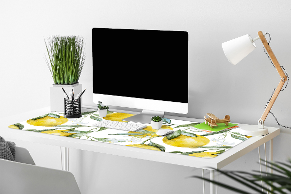 Full desk protector painted lemon