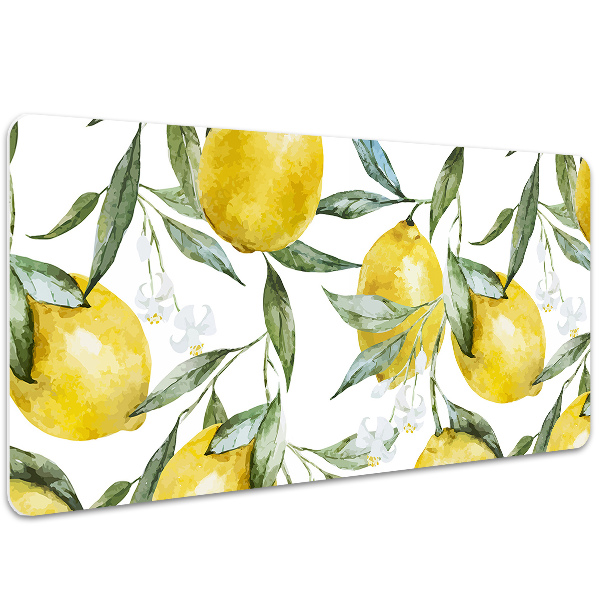 Full desk protector painted lemon