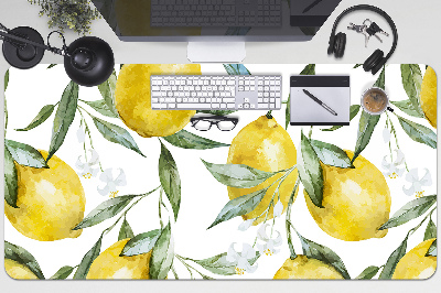 Full desk protector painted lemon
