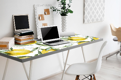 Full desk protector painted lemon