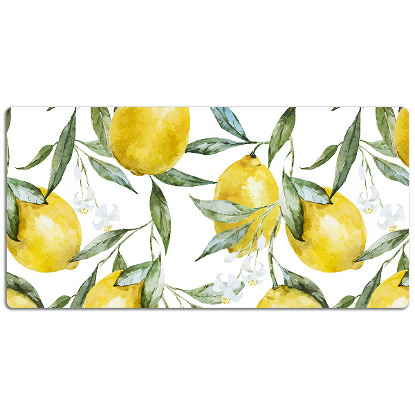 Full desk protector painted lemon