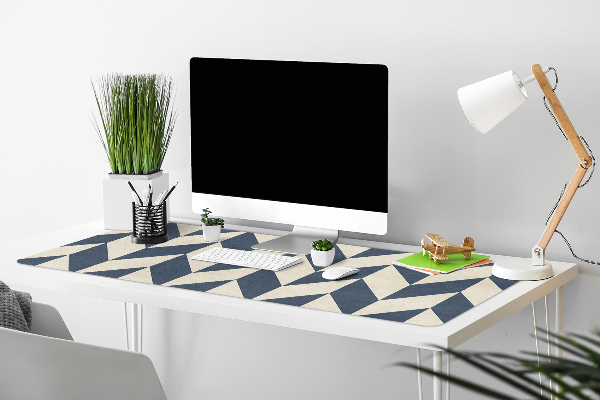 Large desk mat table protector gray vectors