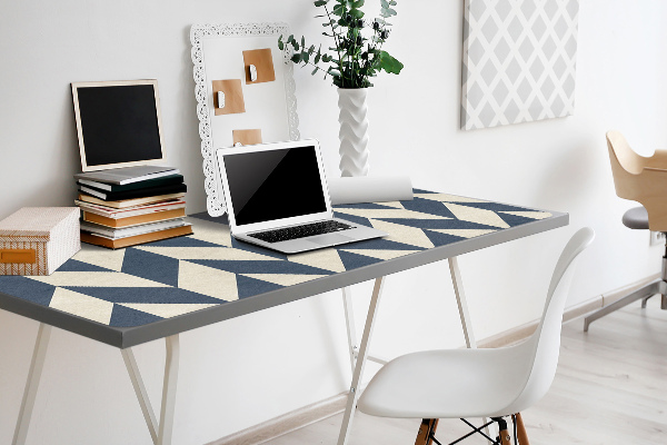 Large desk mat table protector gray vectors