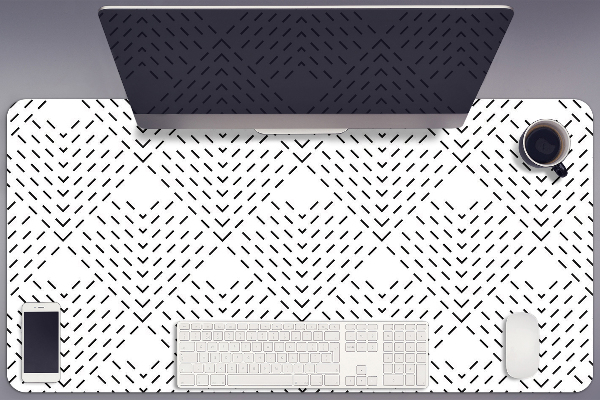 Full desk pad geometric pattern