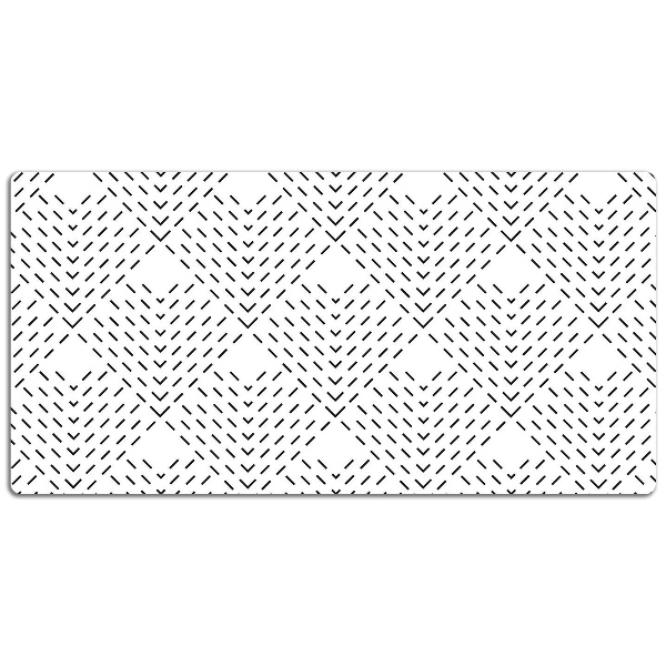 Full desk pad geometric pattern