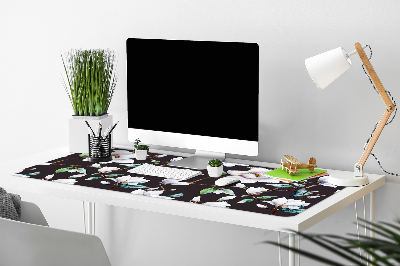 Desk pad painted flowers