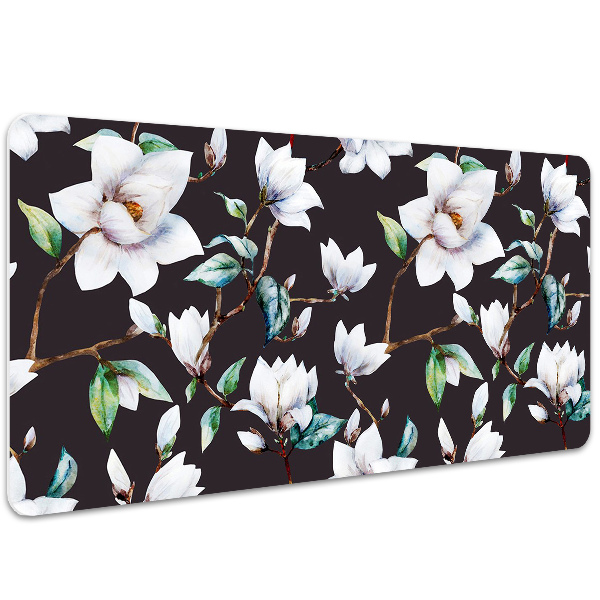 Desk pad painted flowers