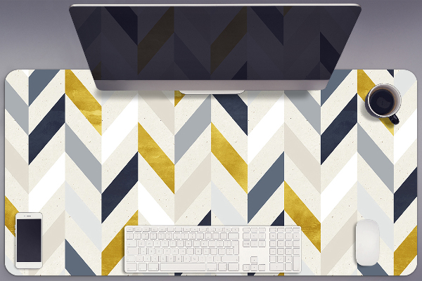 Full desk protector colorful vectors