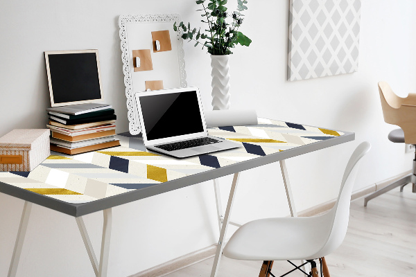 Full desk protector colorful vectors