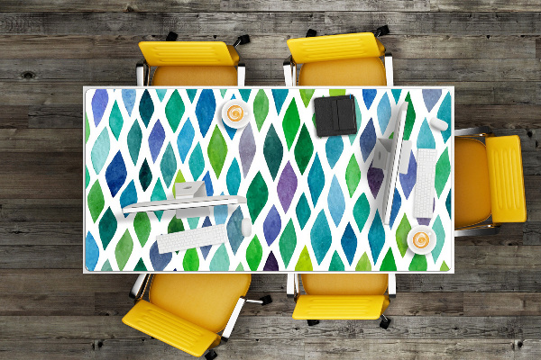 Full desk mat colorful patterns