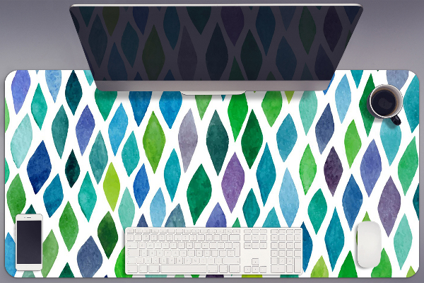 Full desk mat colorful patterns