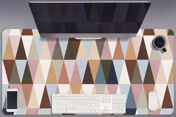 Large desk mat for children retro mural
