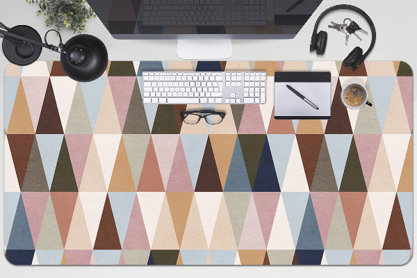 Large desk mat for children retro mural