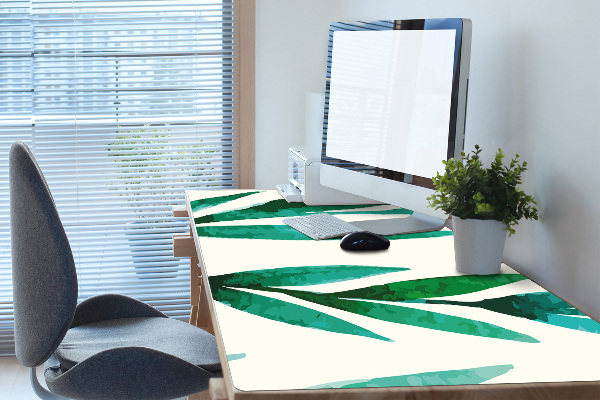 Large desk mat for children Leaf