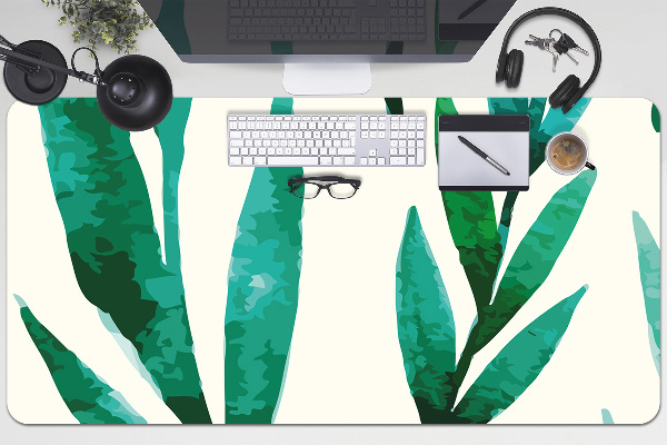 Large desk mat for children Leaf