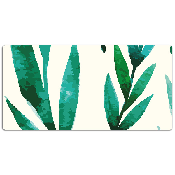 Large desk mat for children Leaf