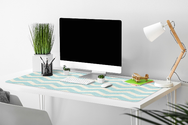 Large desk mat for children Zigzag