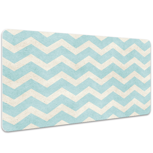 Large desk mat for children Zigzag