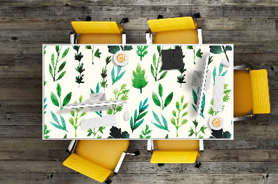 Large desk pad PVC protector Field flowers