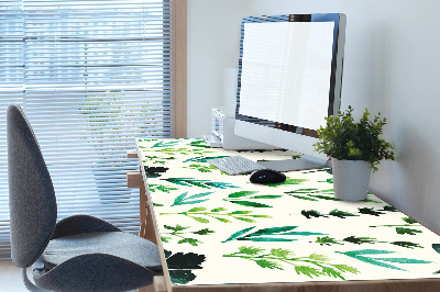 Large desk pad PVC protector Field flowers