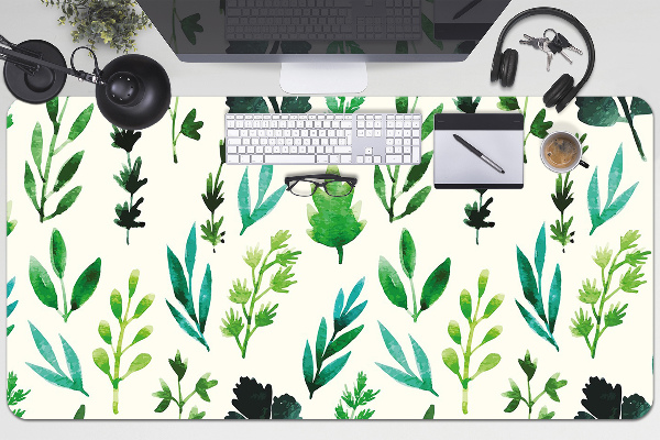 Large desk pad PVC protector Field flowers