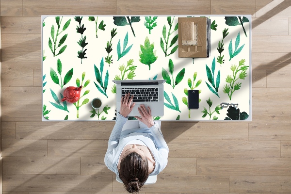 Large desk pad PVC protector Field flowers