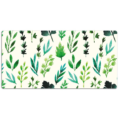 Large desk pad PVC protector Field flowers