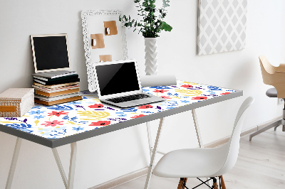 Desk pad Colorful flowers