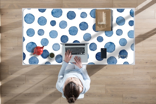 Large desk mat for children specks
