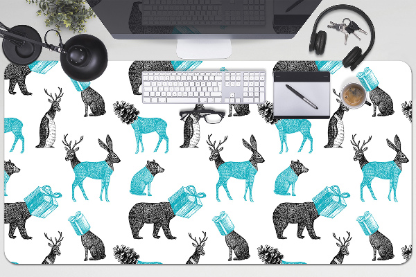 Large desk mat for children Animals