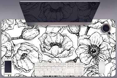 Full desk mat floral design