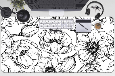 Full desk mat floral design