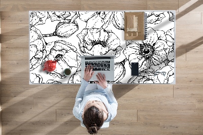 Full desk mat floral design