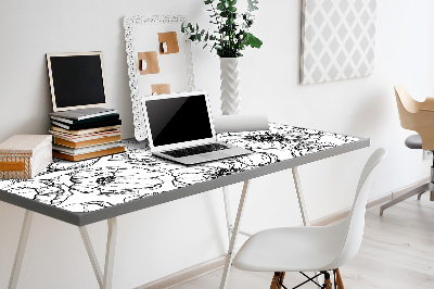 Full desk mat floral design